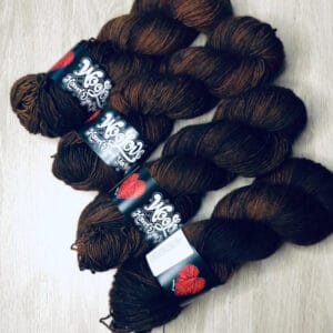 Włóczka Merino Single Superwash 100% "Dębowy zmierzch" - 9386